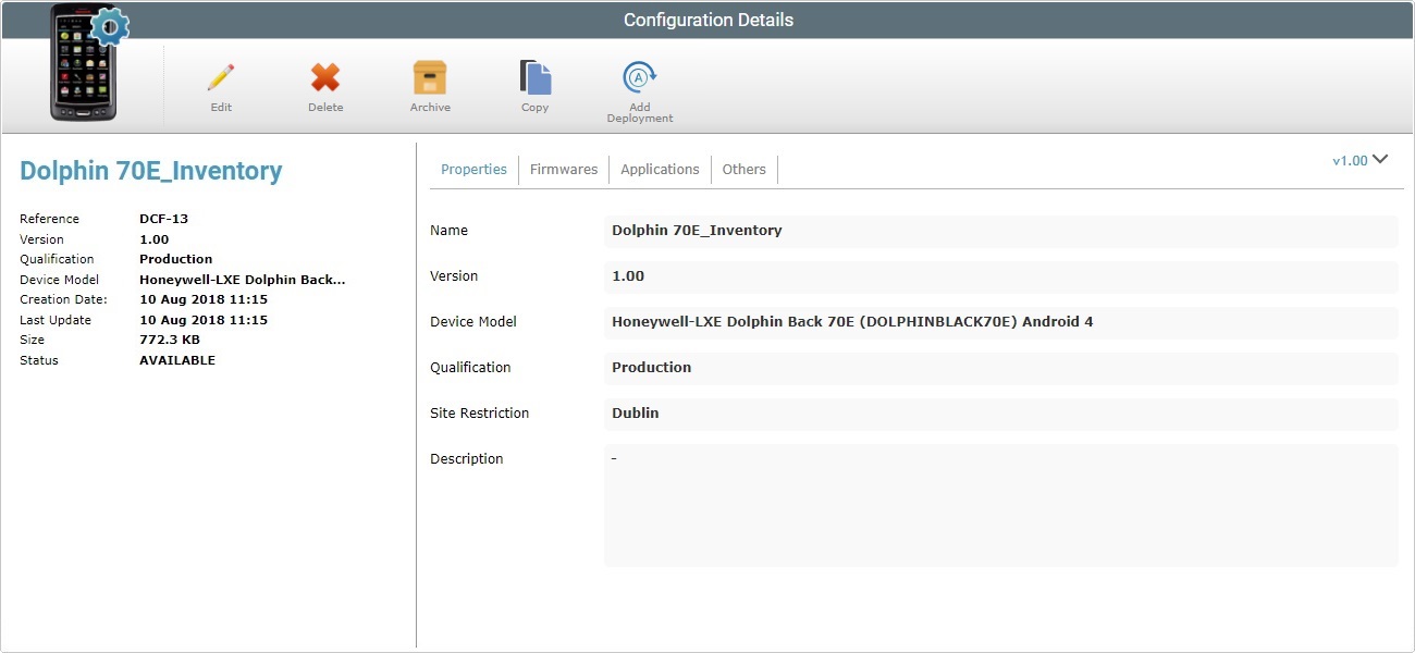 Site Configurations Delete1