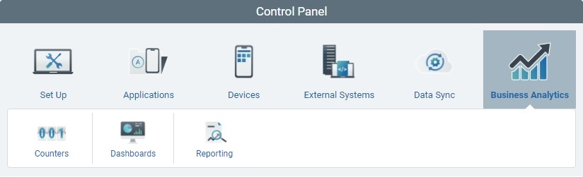 Control Panel_Business Analytics Module_AD