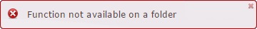 Error Message Filebox edit item error1