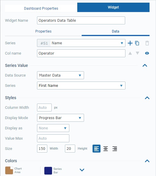 Widget Data Table_Data Tab