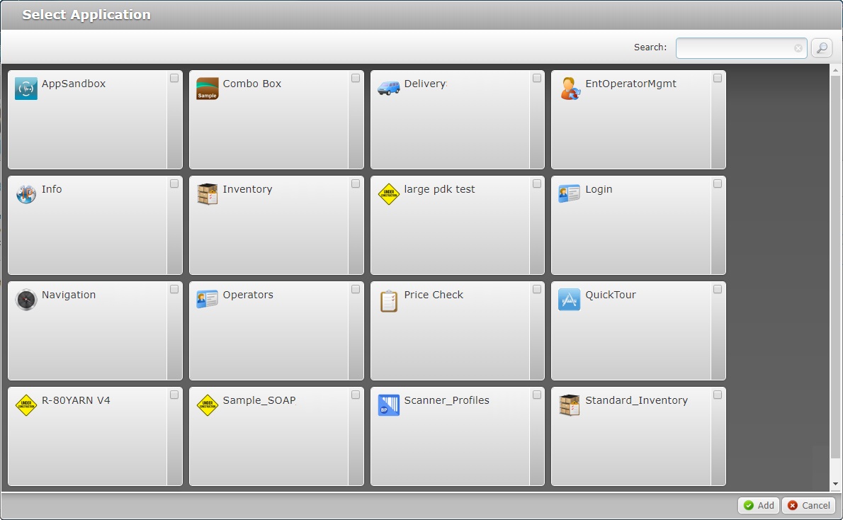 Select Application Window OPG