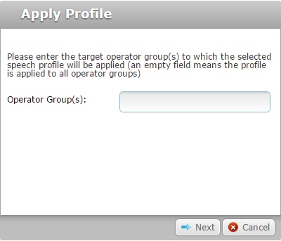Apply Local Profile Window