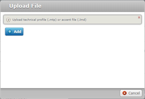 Add Site Upload File Window0