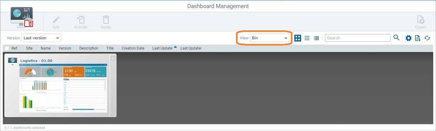 Remove Dashboard_In the Bin State_SD