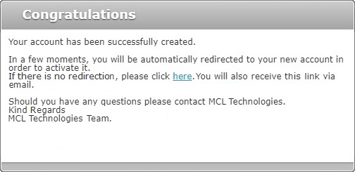 MCL Subscription Manager new account3aa