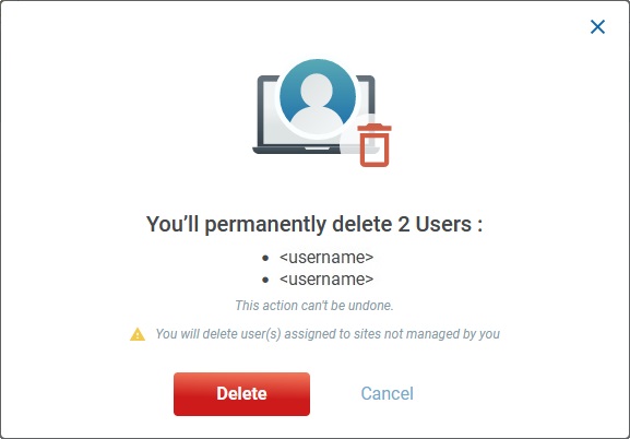Delete User Confirmation_User Management page_note