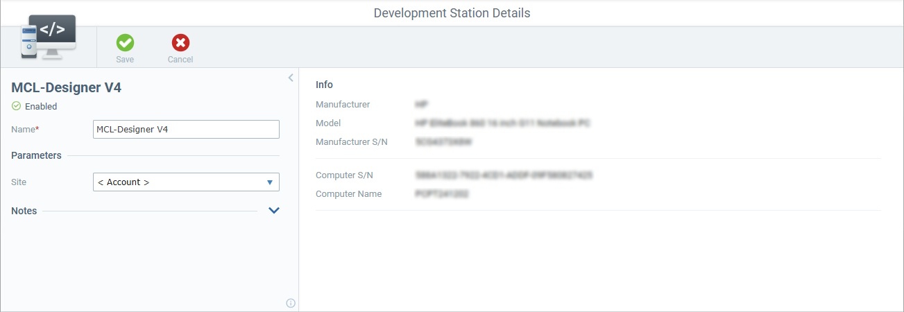 Dev. Station_Edit_Page
