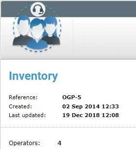 Operator Group Details Page Left Panel