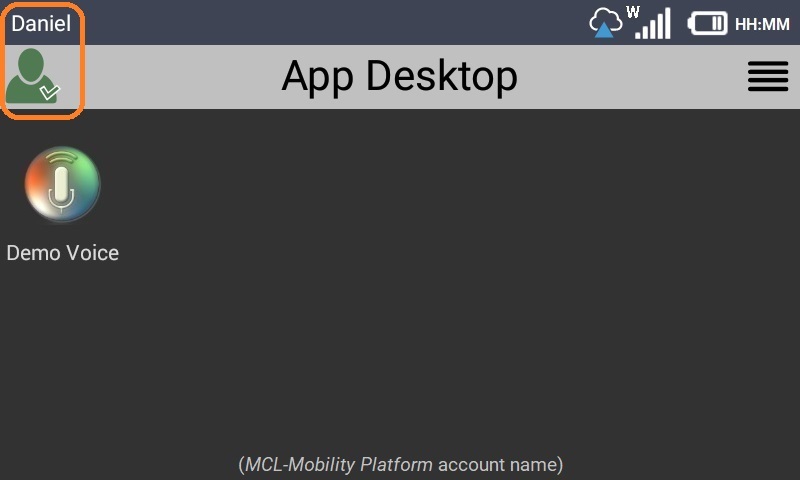 App Desktop_Oper. Logged IN
