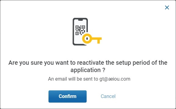 Revoke Authent. App Wizard_Reactivate Link window