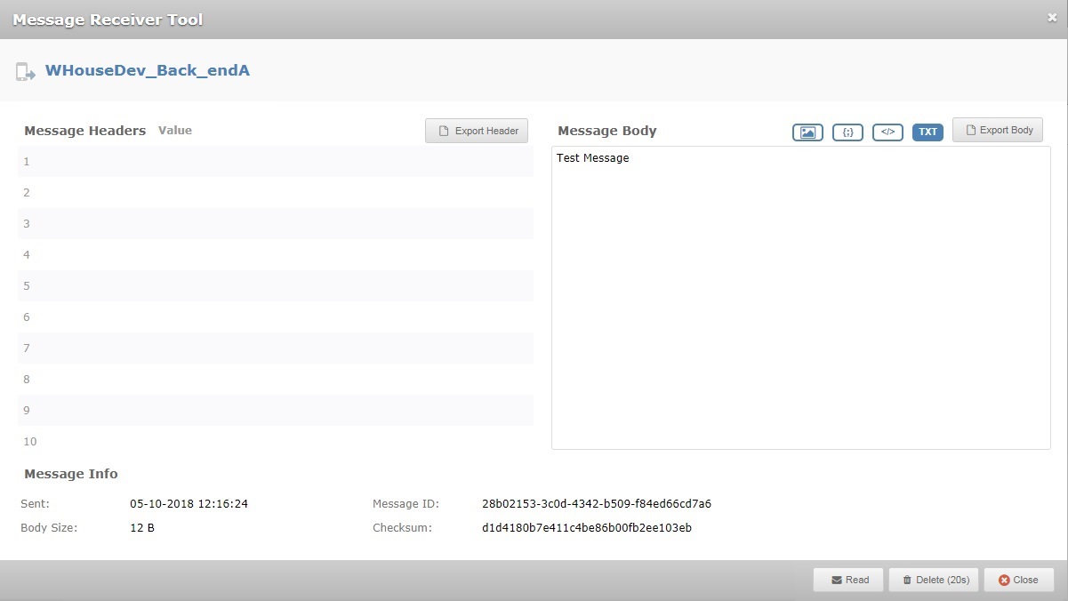 SD_Topic Message Receiver Tool 2