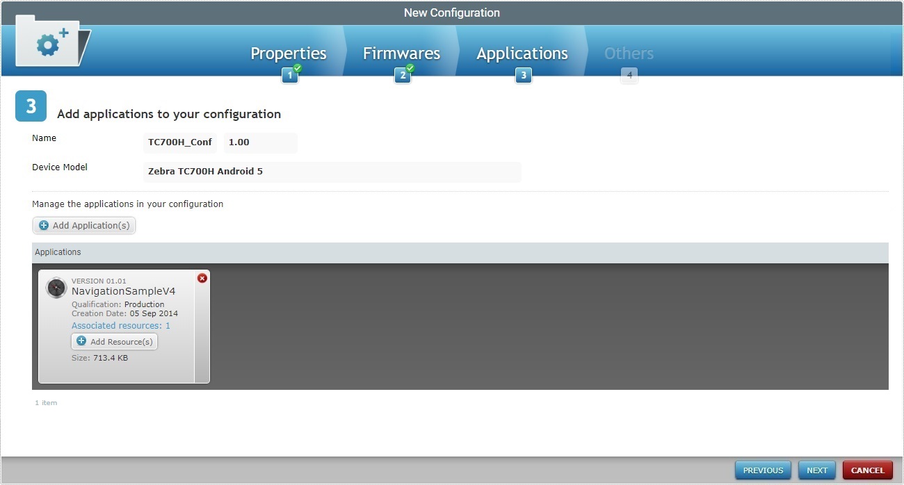 Account New Configuration Step 3 Result 2