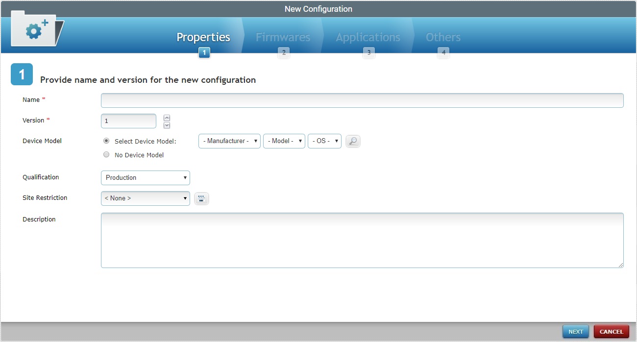 Account Configurations Add A