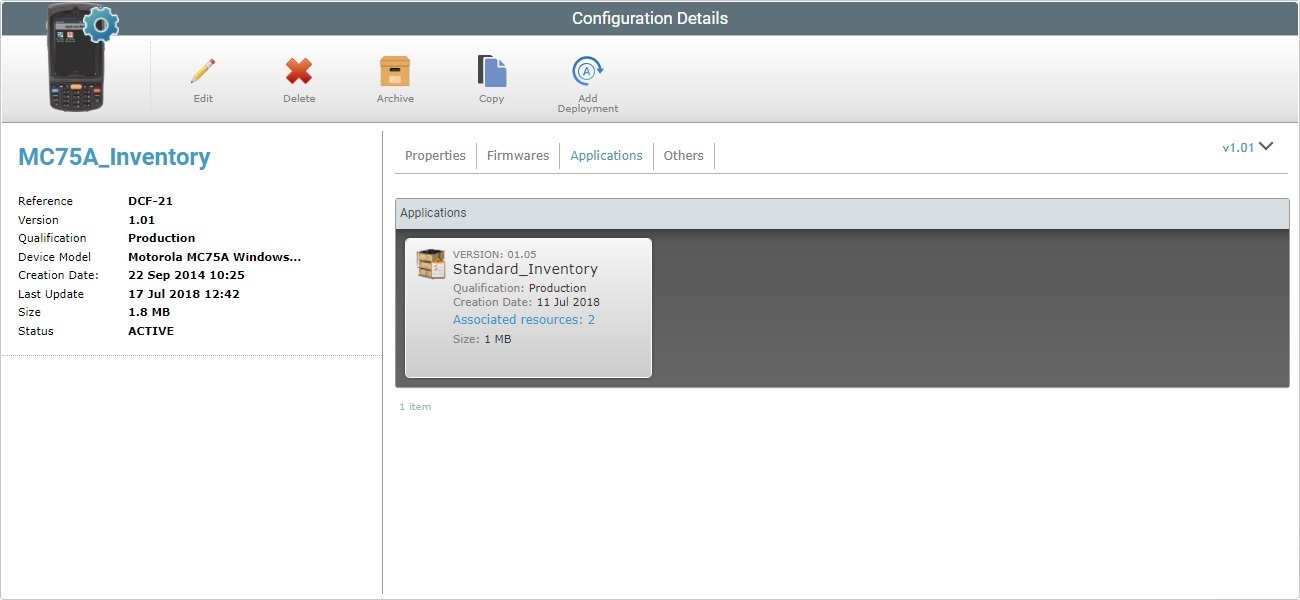 Account Configurations det4