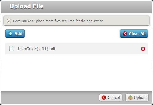Site Applications upload2A