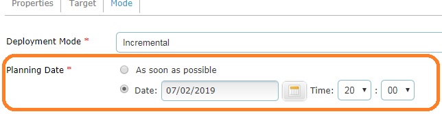 Planning Date Option1
