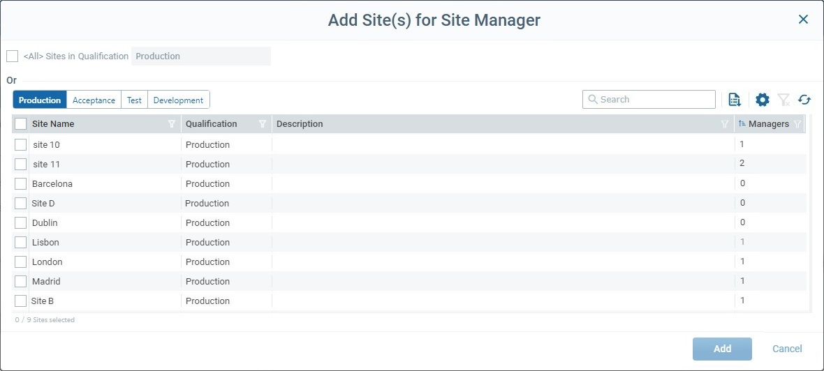 New User_Site Selection Window1_Site Man_AD