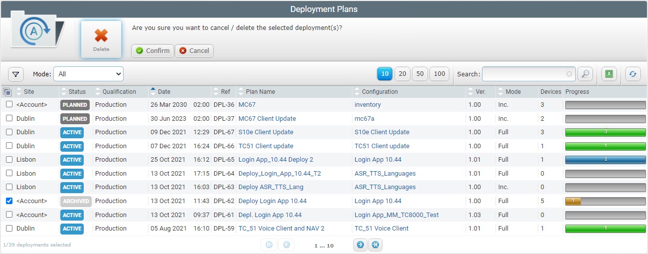 Delete Deployment Confirmation_Account