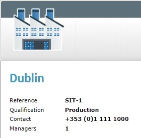 Site Details Page Left Information