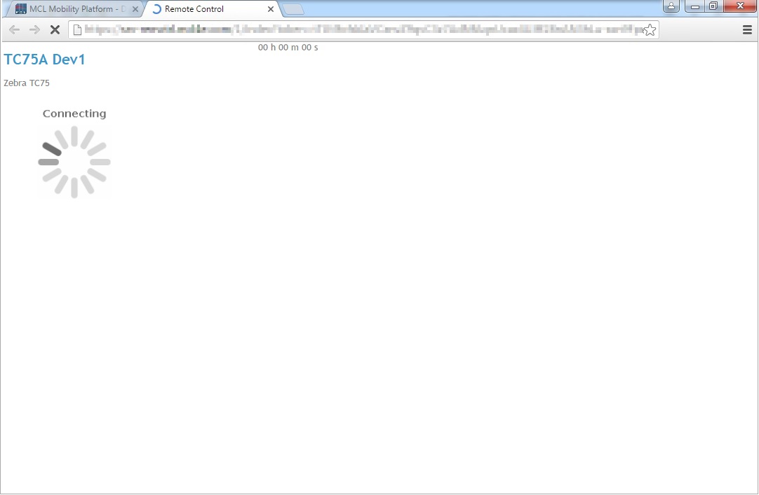 Remote Control Session Tab