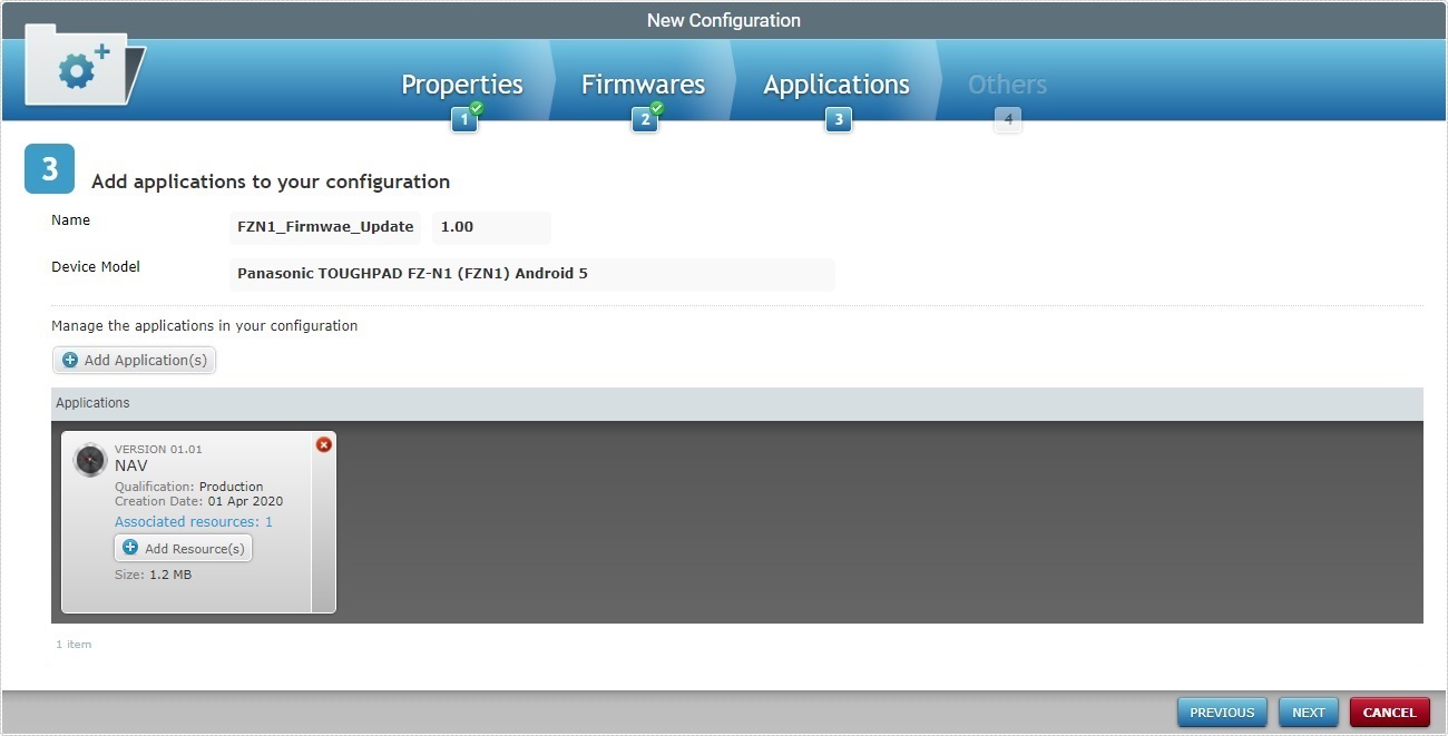 New Configuration Step 3 Result 2