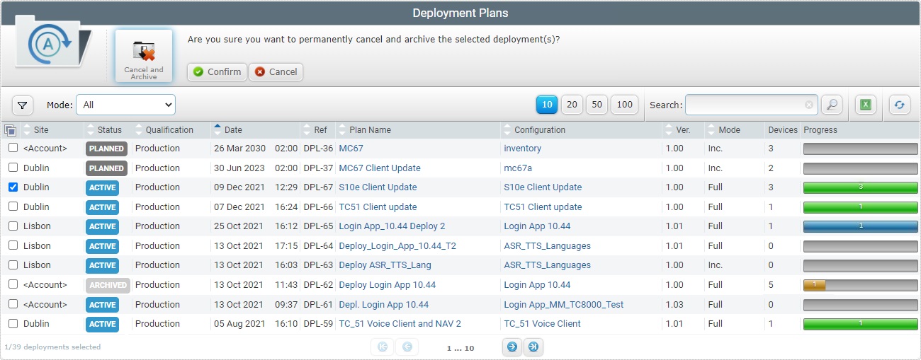 Cancel Deployment Confirmation_Account