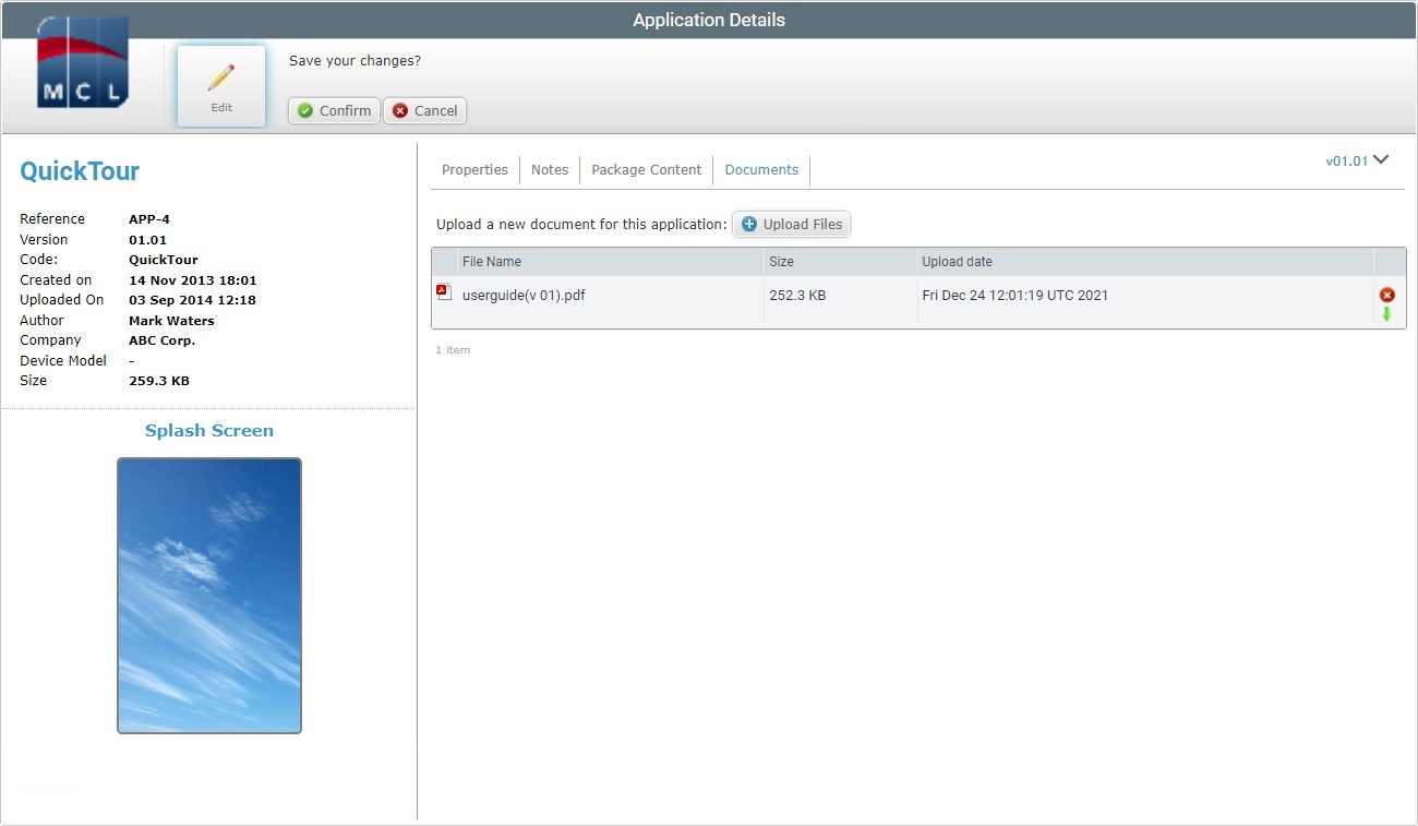 Application Details Page Documents Tab Edit Result_Site