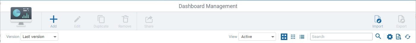 Site Dashboard Navigation