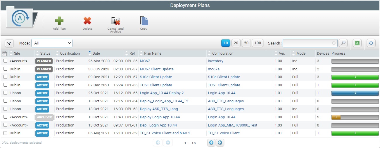 Account Deployments0