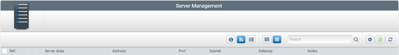 Servers Navigation