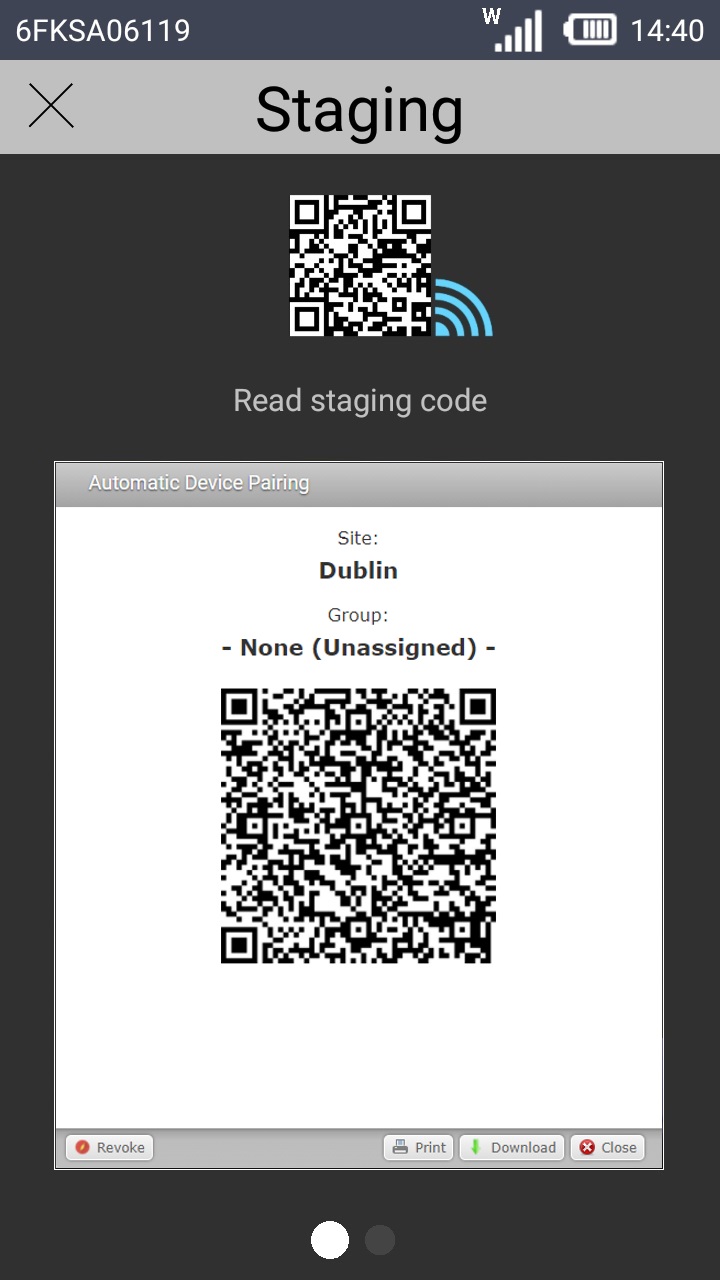 Control Panel Staging_Dev06