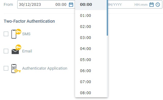 Log in Time definition 1