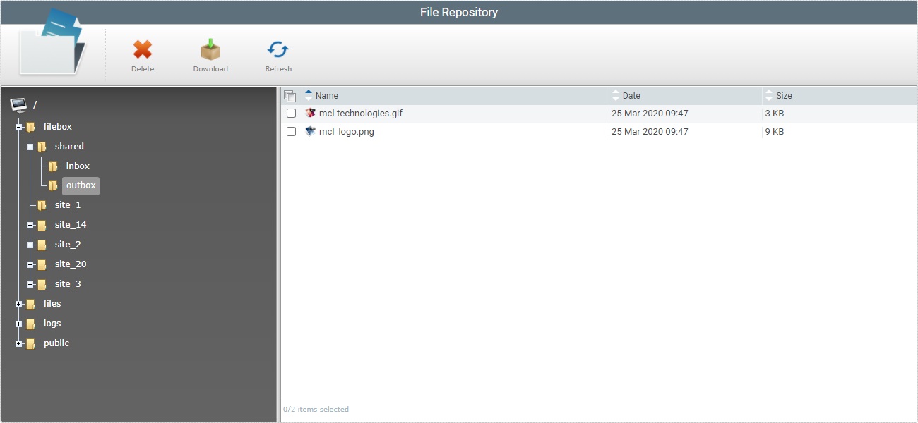MP File Repository Logs