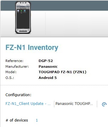 Device Group Details Page Left Panel0