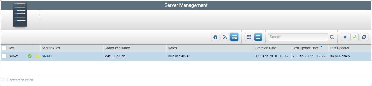 Servers Page Edit Status1