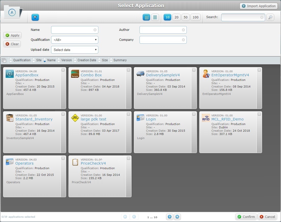 Select Application Window_Site
