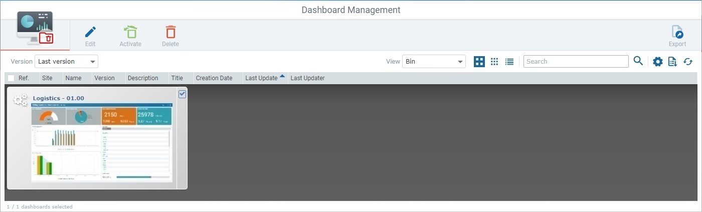 Delete Dashboard1_SD