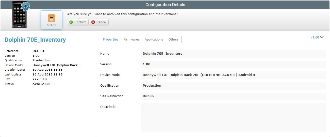Site Configurations Det Archive1