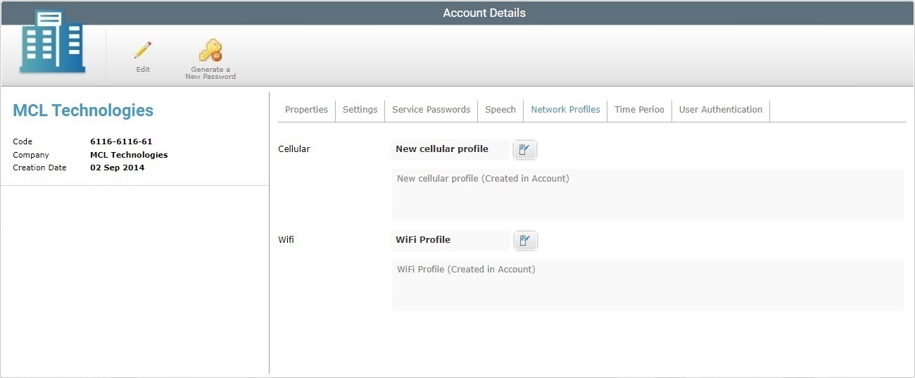 Account Details Network Tab Read