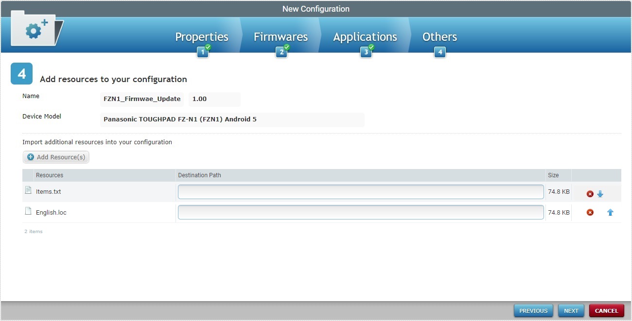 New Configuration Step 4 Result