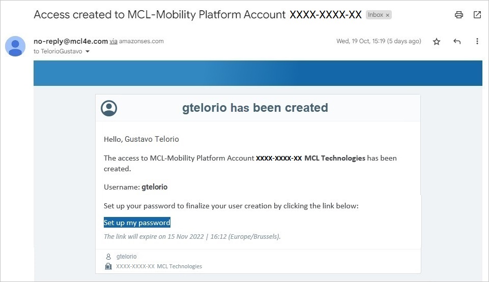 New User password email1