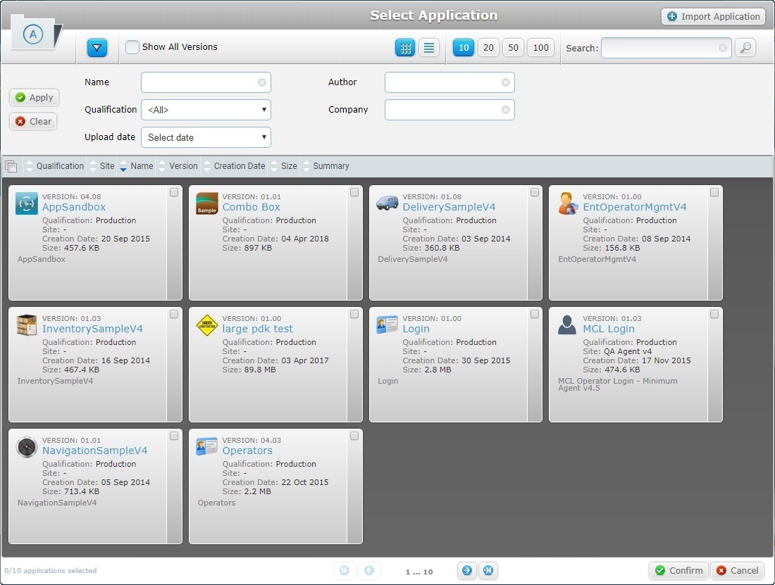 Select Application Window_Account