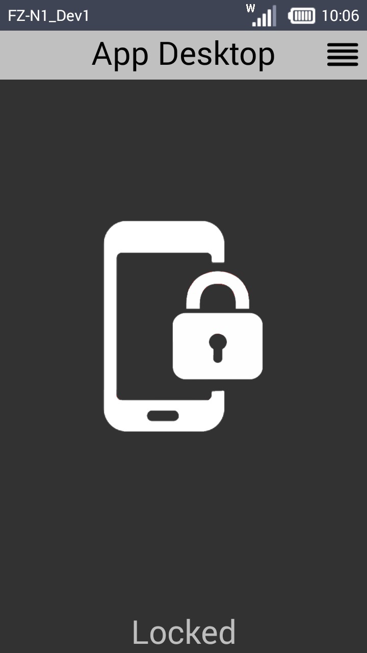 Device Status Locked