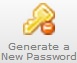 Generate New Password Button