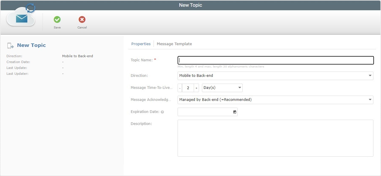 SD_Messagebox Add New Topic Page