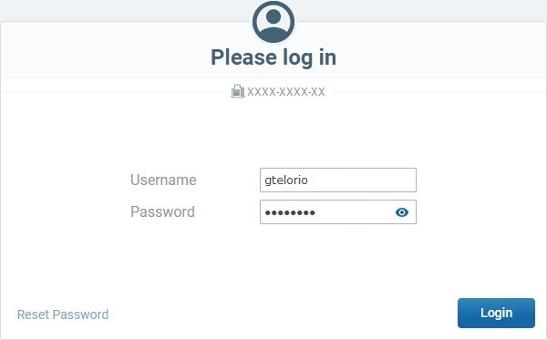 Reset Password_Login window0