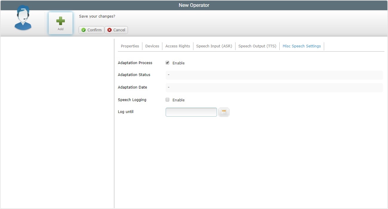 New Operator Misc Speech Tab A