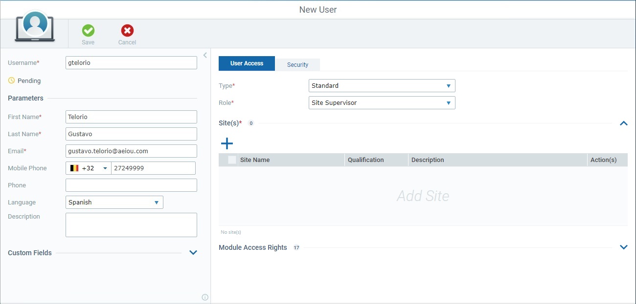 New User User Access Tab_Account2_M