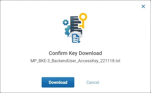 Back-end key download1