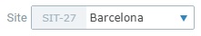 Drop-down Filter_Site_Ref